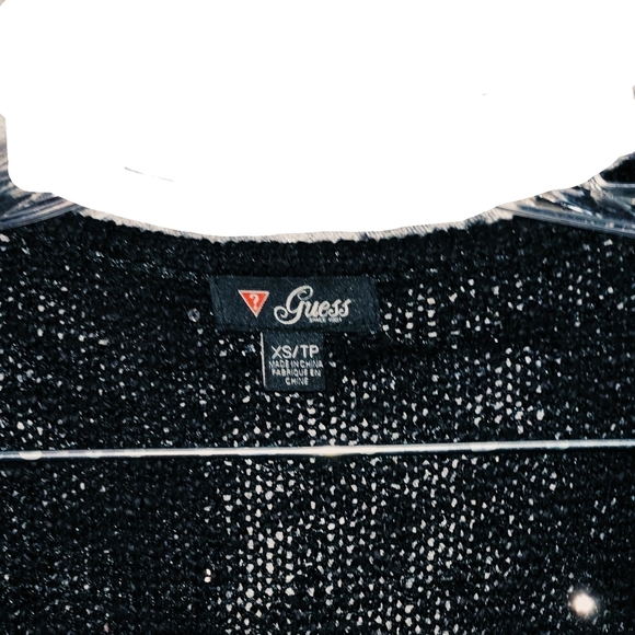 GUESS Black Sweater with Sequins X-Small - Picture 2 of 5